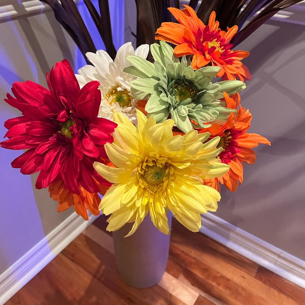 Decorative Bouclair flowers
